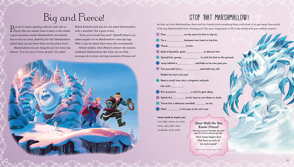 Disney Frozen: Elsa and Anna's Guide to Arendelle Hardcover Book