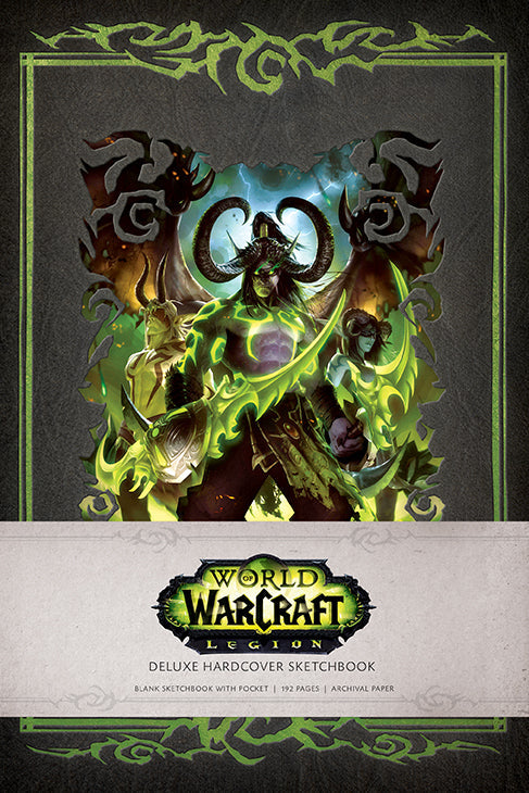 World of Warcraft: Legion Hardcover Blank Sketchbook Hardcover Book