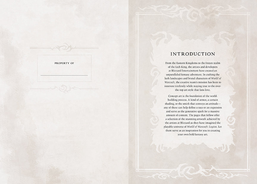 World of Warcraft: Legion Hardcover Blank SketchHardcover Book