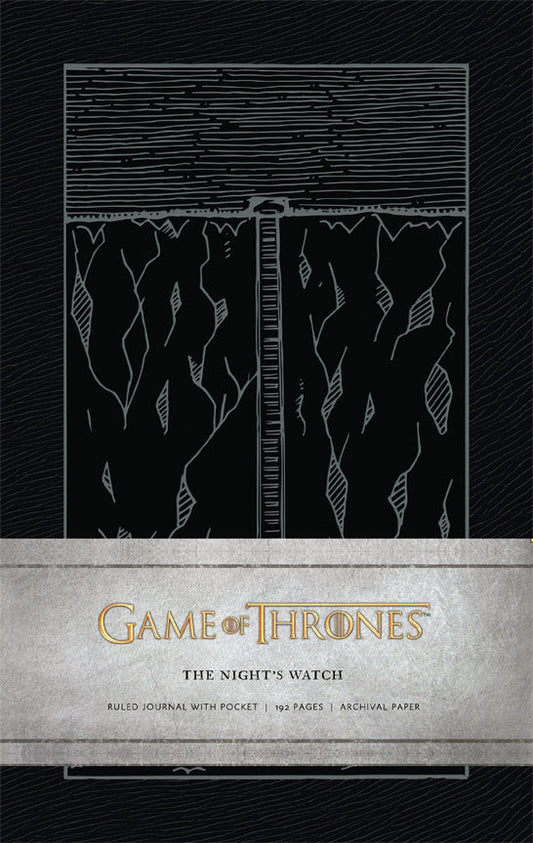 Game of Thrones: The Night's Watch Hardcover Ruled Journal Hardcover Book