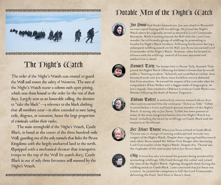Game of Thrones: The Night's Watch Hardcover Ruled Journal Hardcover Book