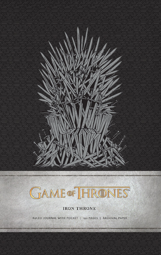 Game of Thrones: Iron Throne Hardcover Ruled Journal Hardcover Book