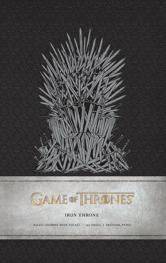 Game of Thrones: Iron Throne Hardcover Ruled Journal Hardcover Book