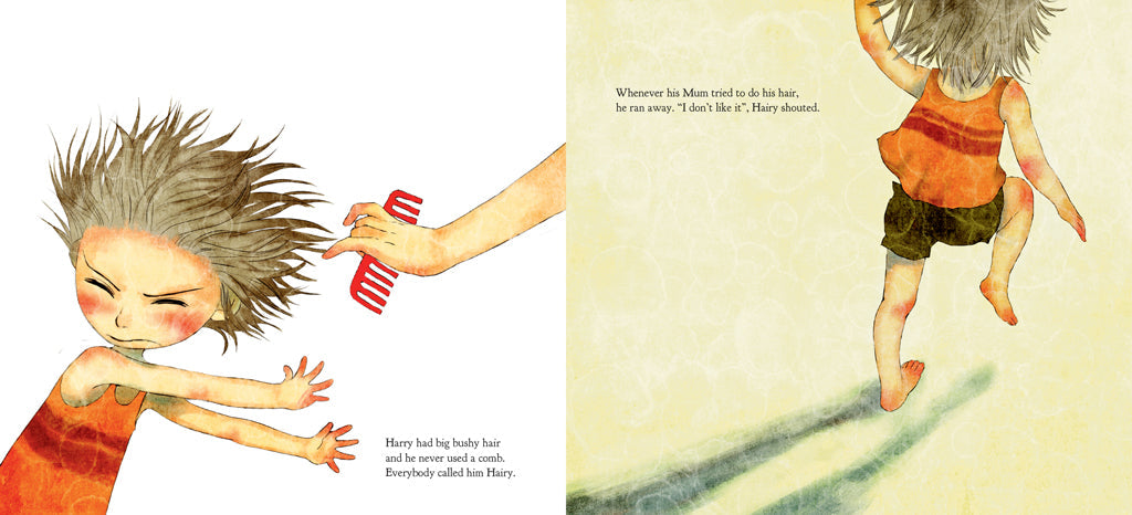 The Boy with the Big Hair Hardcover Book