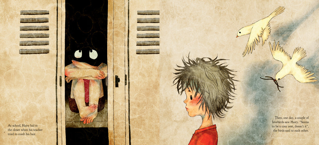 The Boy with the Big Hair Hardcover Book