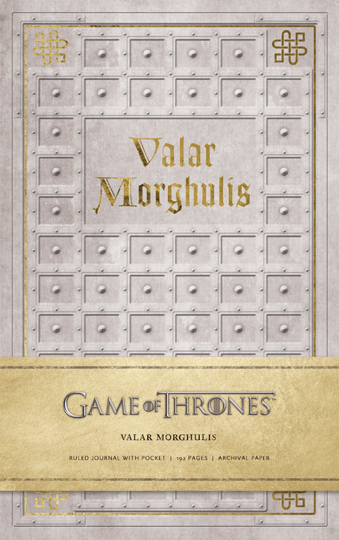 Game of Thrones: Valar Morghulis Hardcover Ruled Journal Hardcover Book