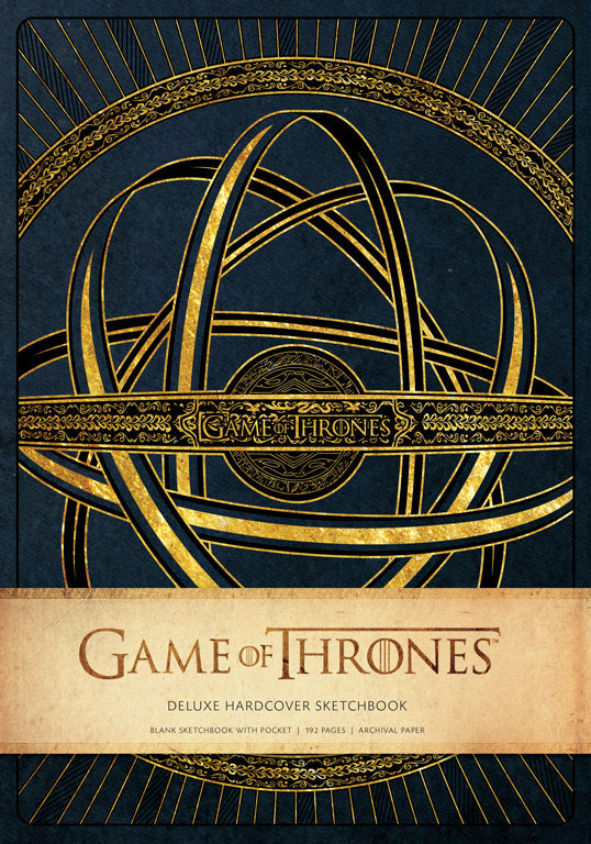 Game of Thrones: Deluxe Hardcover Sketchbook Hardcover Book