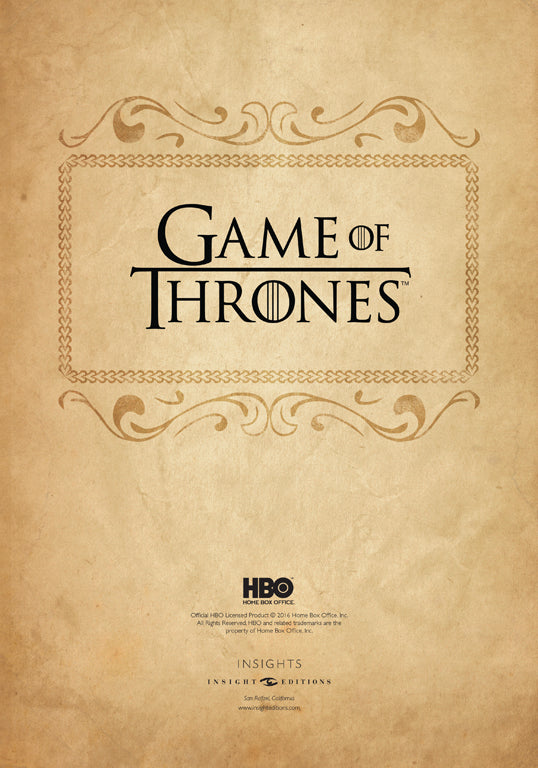 Game of Thrones: Deluxe Hardcover SketchHardcover Book