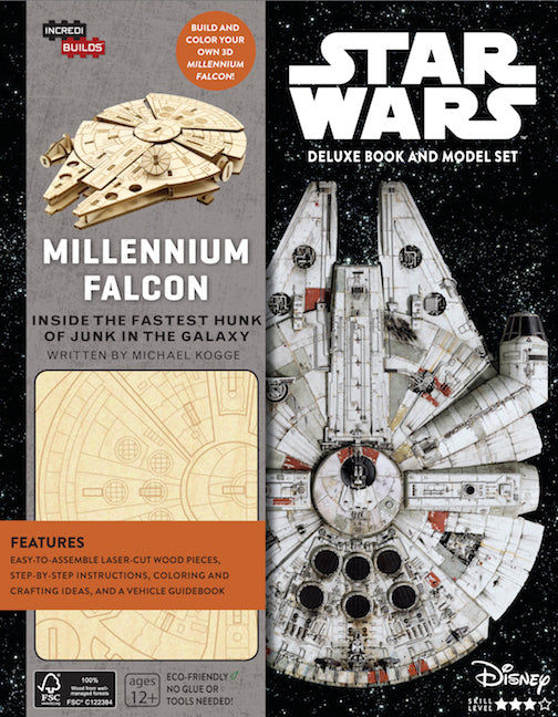 IncrediBuilds: Star Wars: Millennium Falcon Deluxe Book and Model Set Hardcover Book