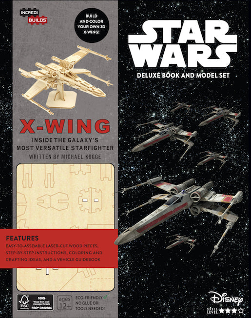 IncrediBuilds: Star Wars: X-Wing Deluxe Book and Model Set Hardcover Book