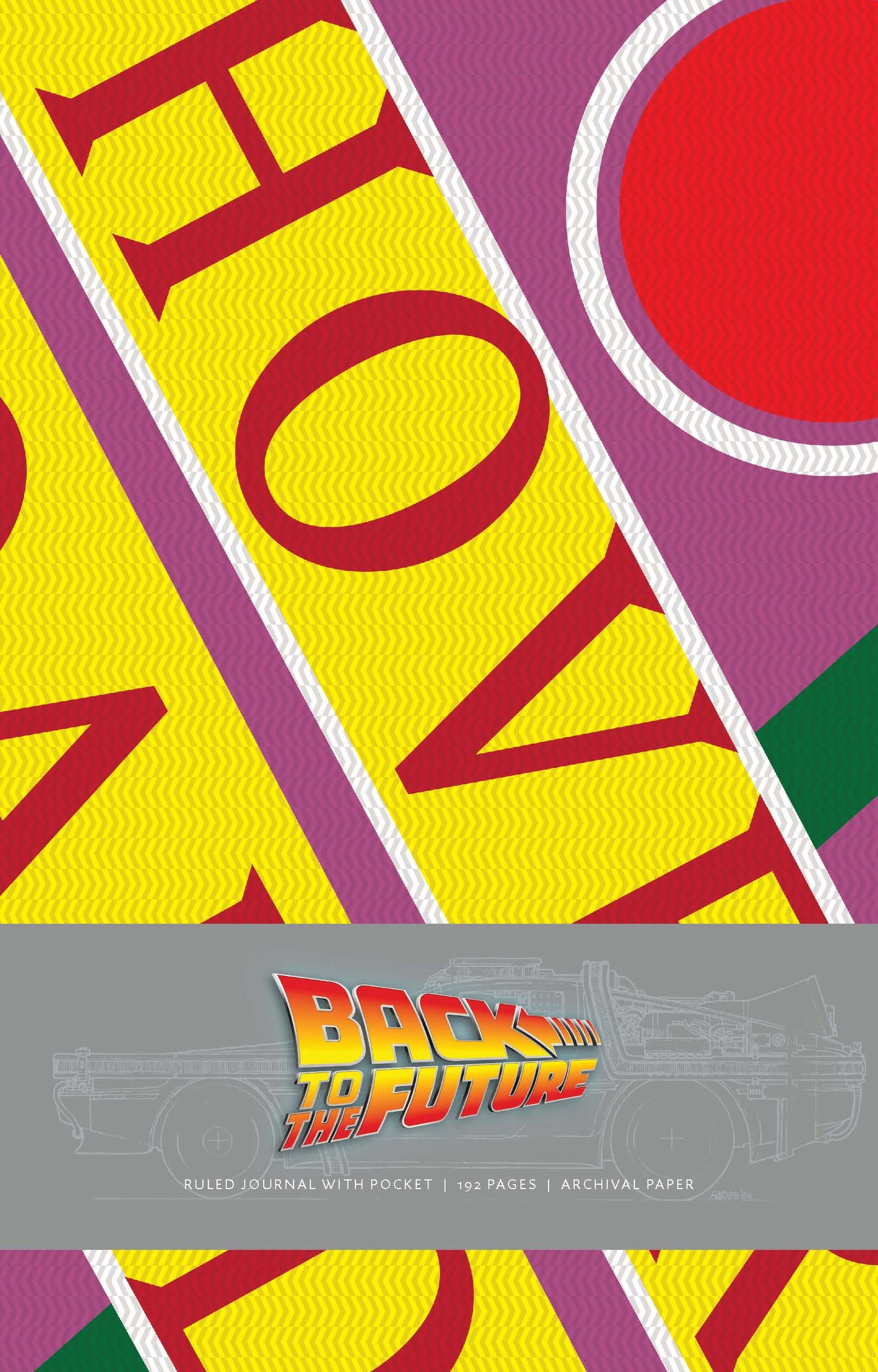 Back to the Future Hardcover Ruled Journal Hardcover Book