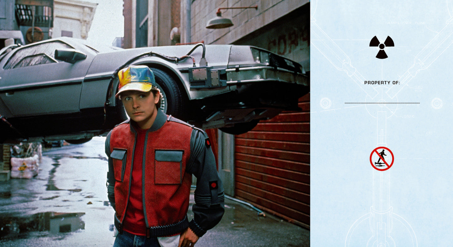 Back to the Future Hardcover Ruled Journal Hardcover Book