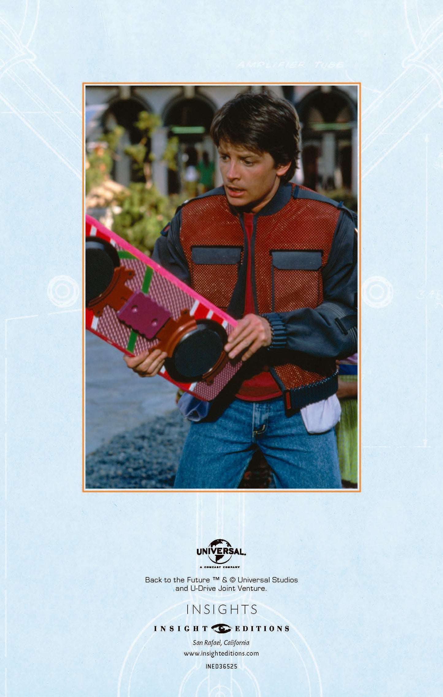 Back to the Future Hardcover Ruled Journal Hardcover Book