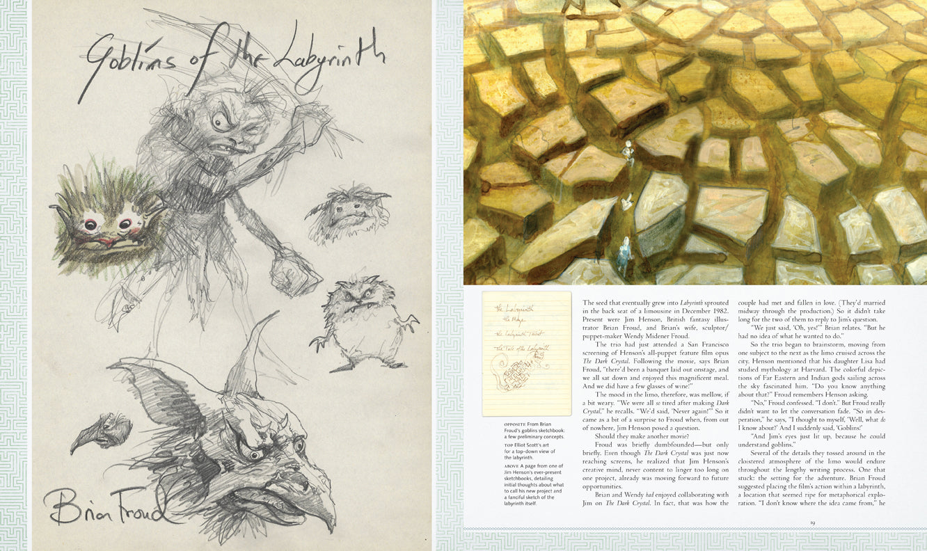 Labyrinth: The Ultimate Visual History Hardcover Book