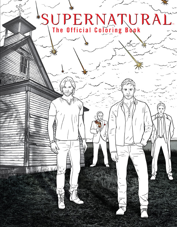 Supernatural: The Official Coloring Book Softcover Book