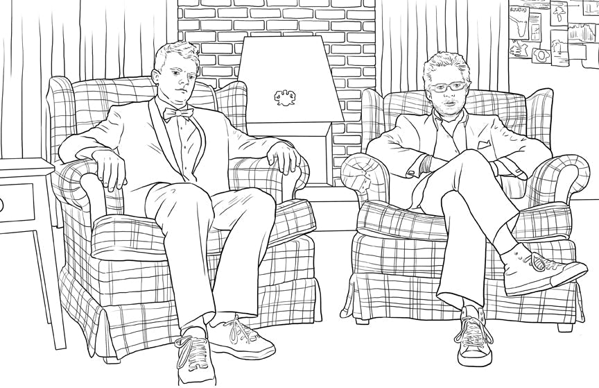Supernatural: The Official Coloring Book Softcover Book