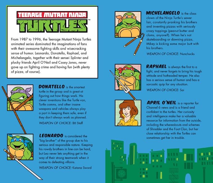 Teenage Mutant Ninja Turtles Retro Hardcover Ruled Journal Hardcover Book
