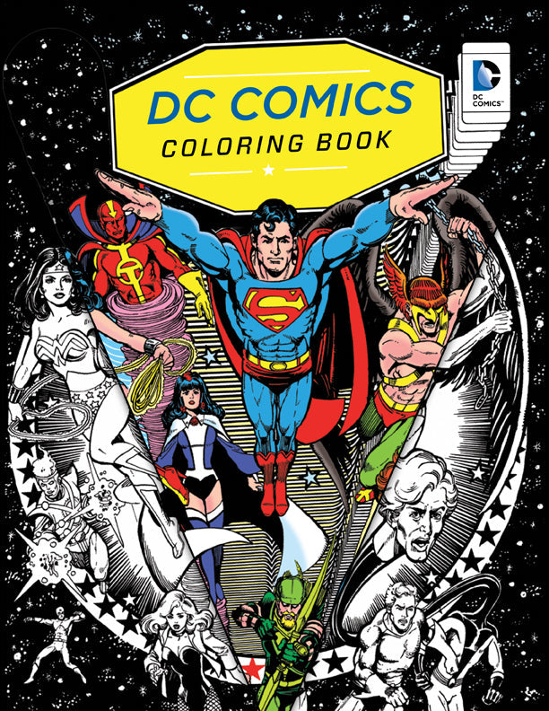 DC Comics Coloring Book Softcover Book