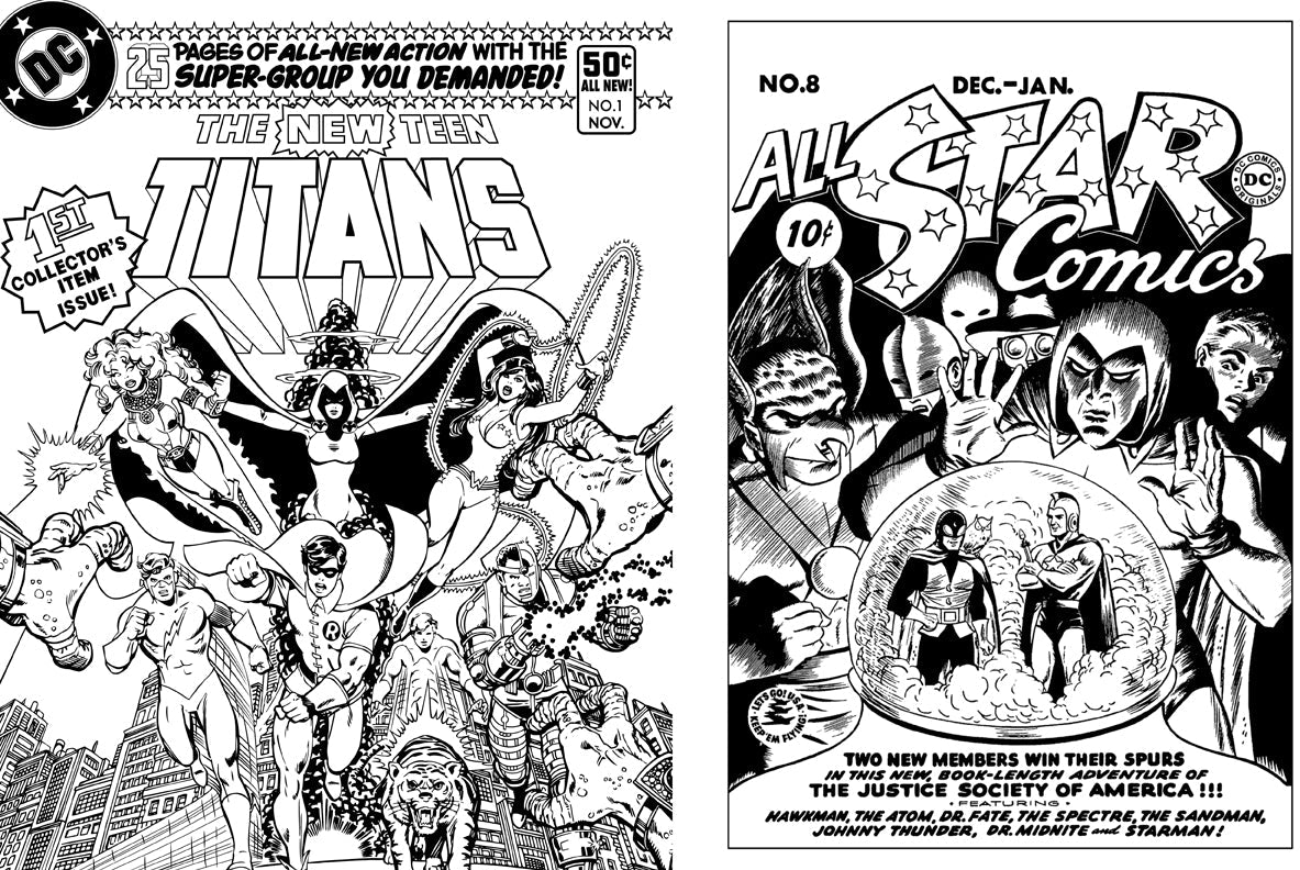 DC Comics Coloring Book Softcover Book