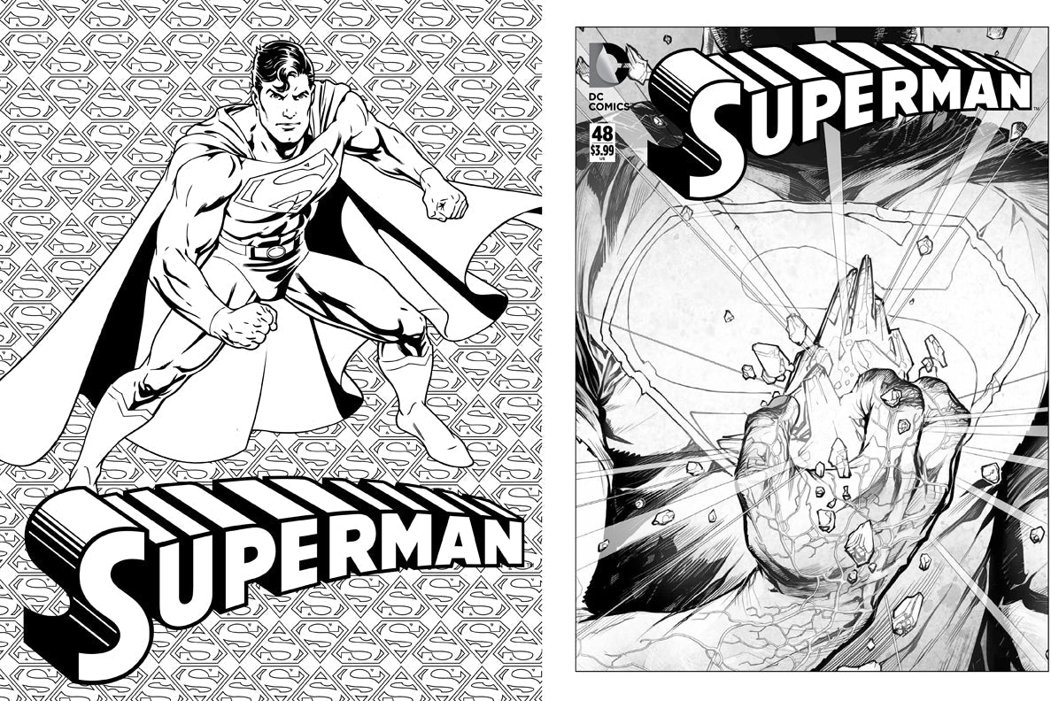 DC Comics Coloring Book Softcover Book