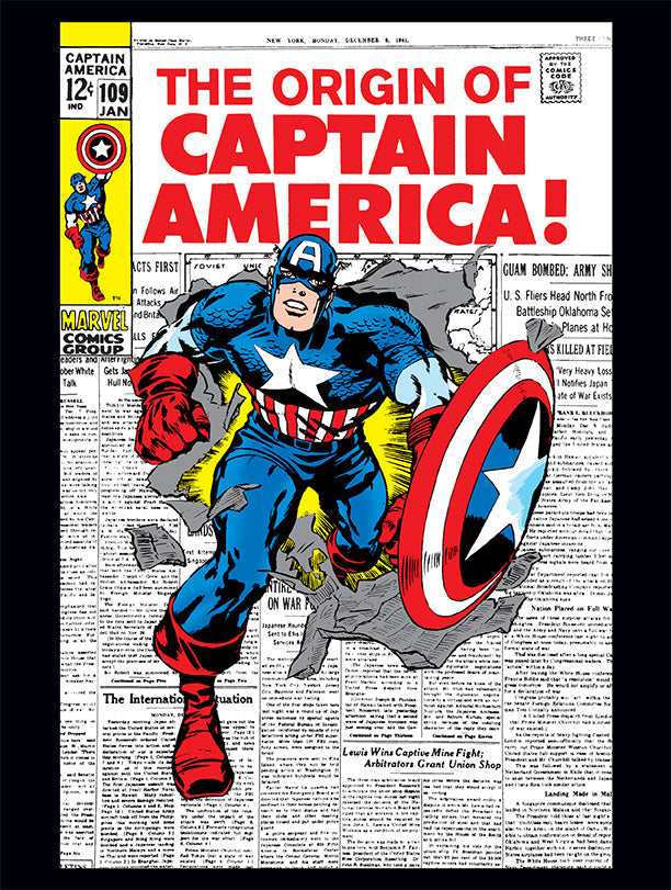 Captain America: The Poster Collection Softcover Book