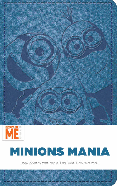 Minions Mania Hardcover Ruled Journal Hardcover Book