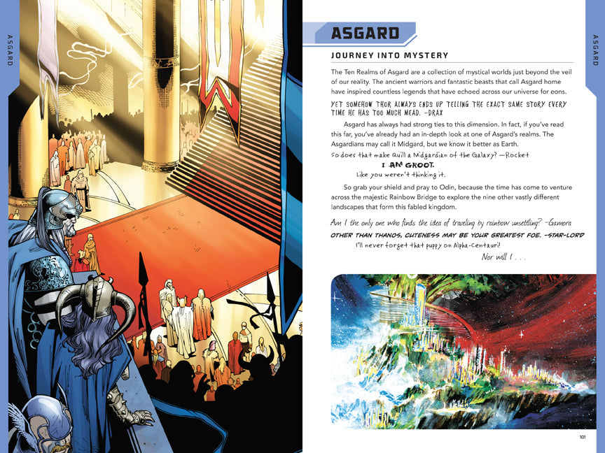 Hidden Universe Travel Guides: The Complete Marvel Cosmos Softcover Book