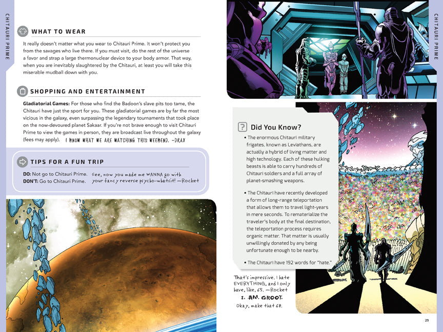 Hidden Universe Travel Guides: The Complete Marvel Cosmos Softcover Book