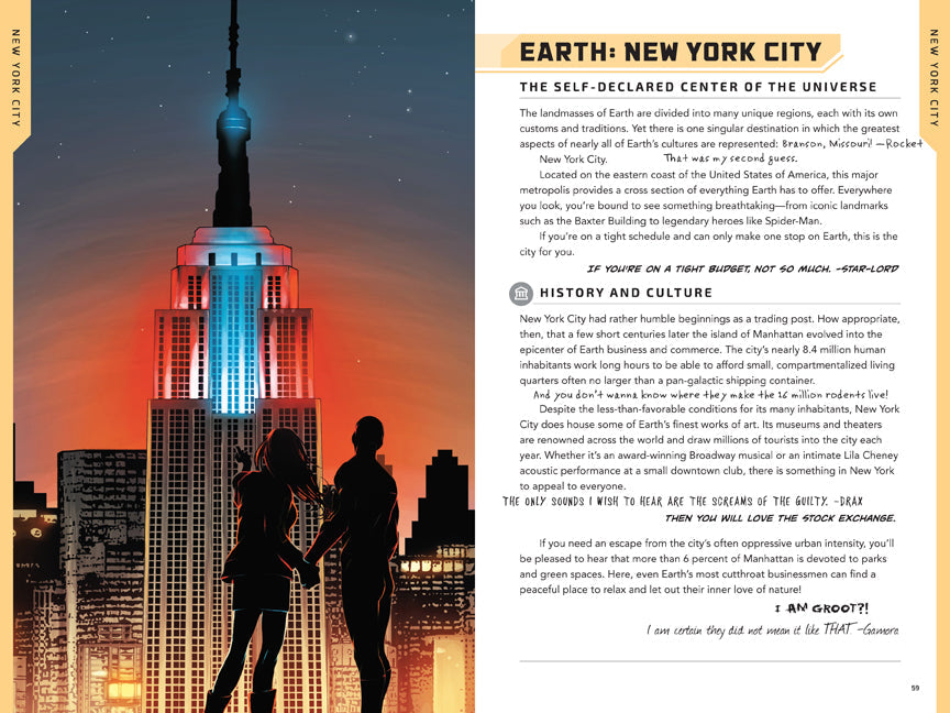 Hidden Universe Travel Guides: The Complete Marvel Cosmos Softcover Book
