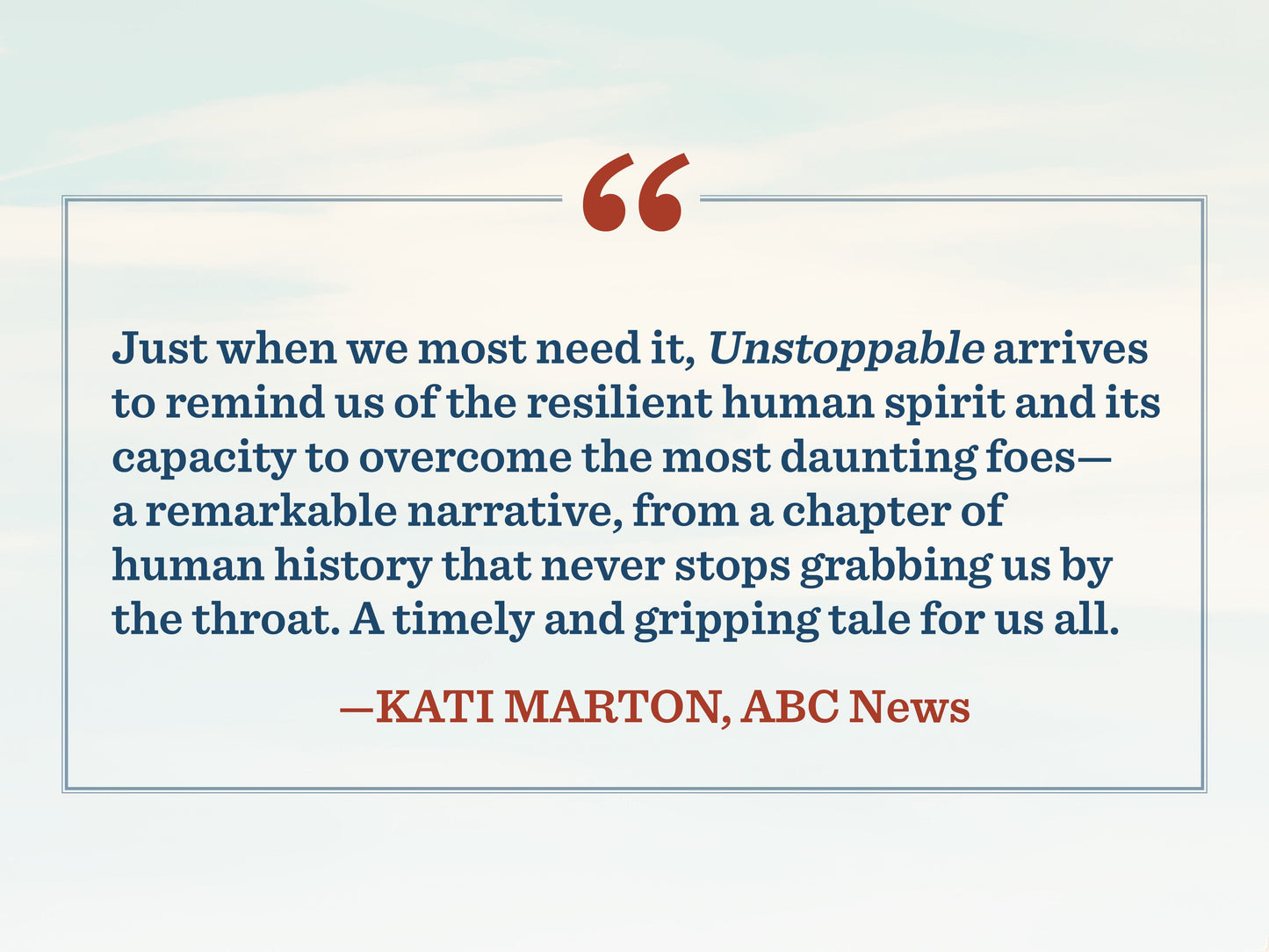 Unstoppable Hardcover Book