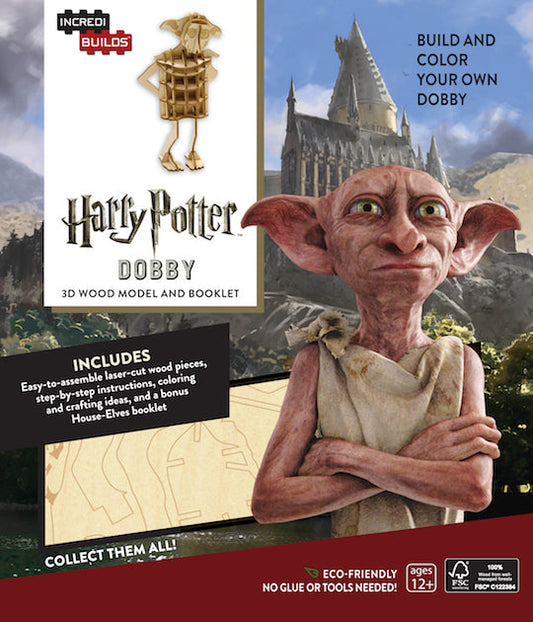 IncrediBuilds: Harry Potter: Dobby 3D Wood Model and Booklet
