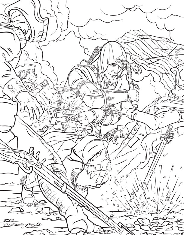 Assassin's Creed: The Official Coloring Book Softcover Book