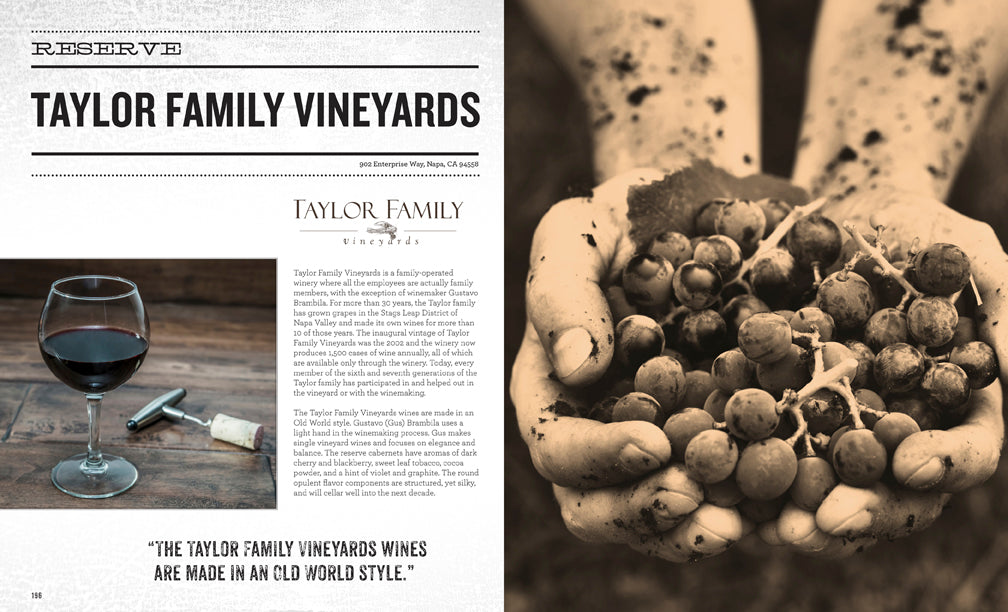 Napa Valley Cabernets Hardcover Book