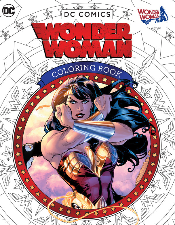 DC Comics: Wonder Woman Coloring Book Softcover Book