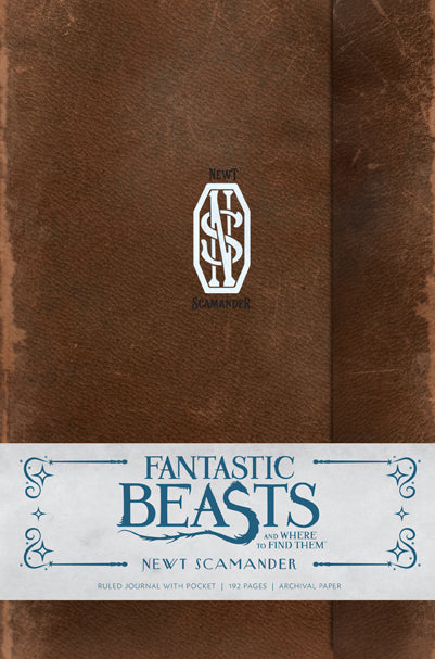 Fantastic Beasts and Where to Find Them: Newt Scamander Hardcover Ruled Journal Hardcover Book