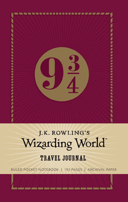 J.K. Rowling's Wizarding World: Travel Journal Hardcover Book