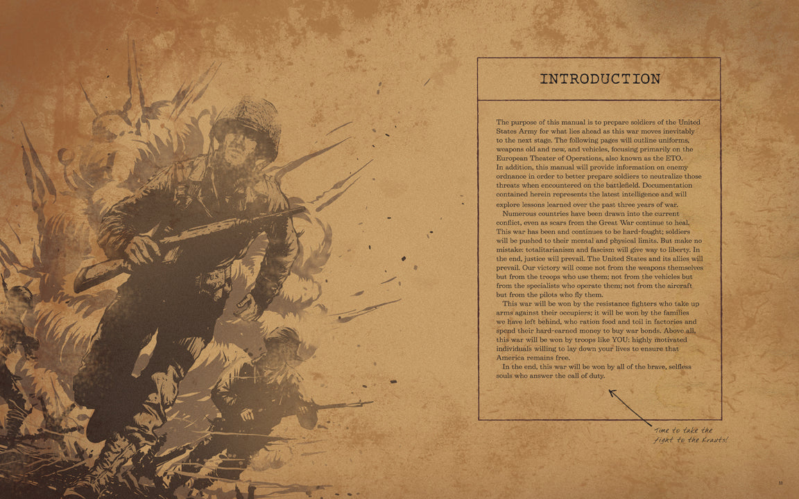 Call of Duty WWII: Field Manual Hardcover Book