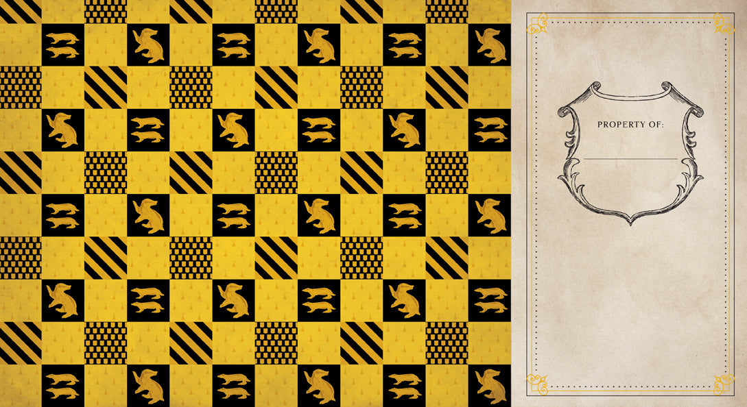 Harry Potter: Hufflepuff Hardcover Ruled Journal Hardcover Book