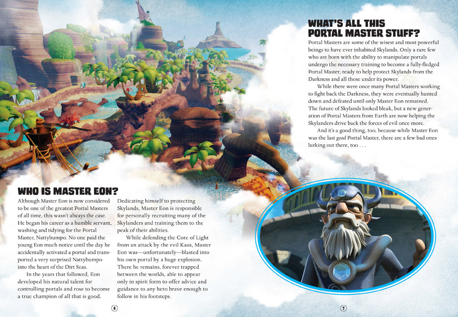 Skylanders: A Portal Master's Guide to Skylands Hardcover Book
