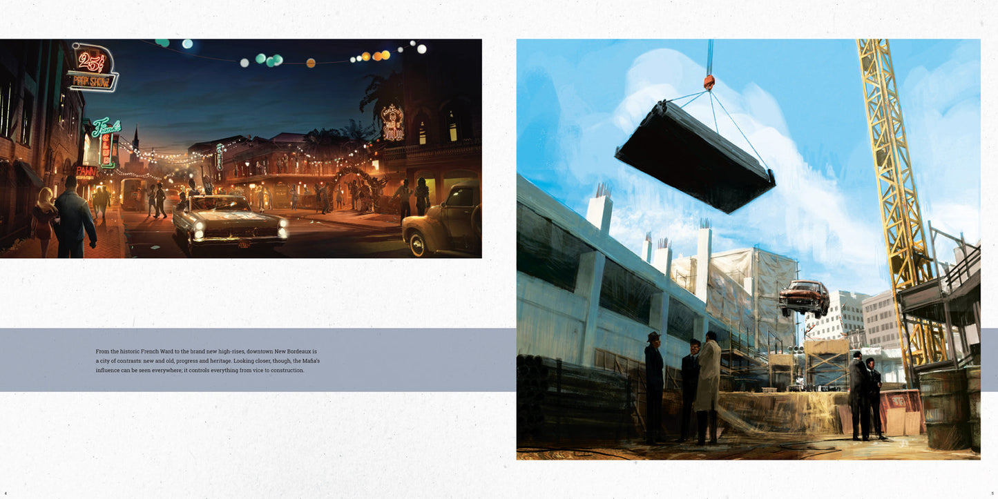 The Art of Mafia III Hardcover Book