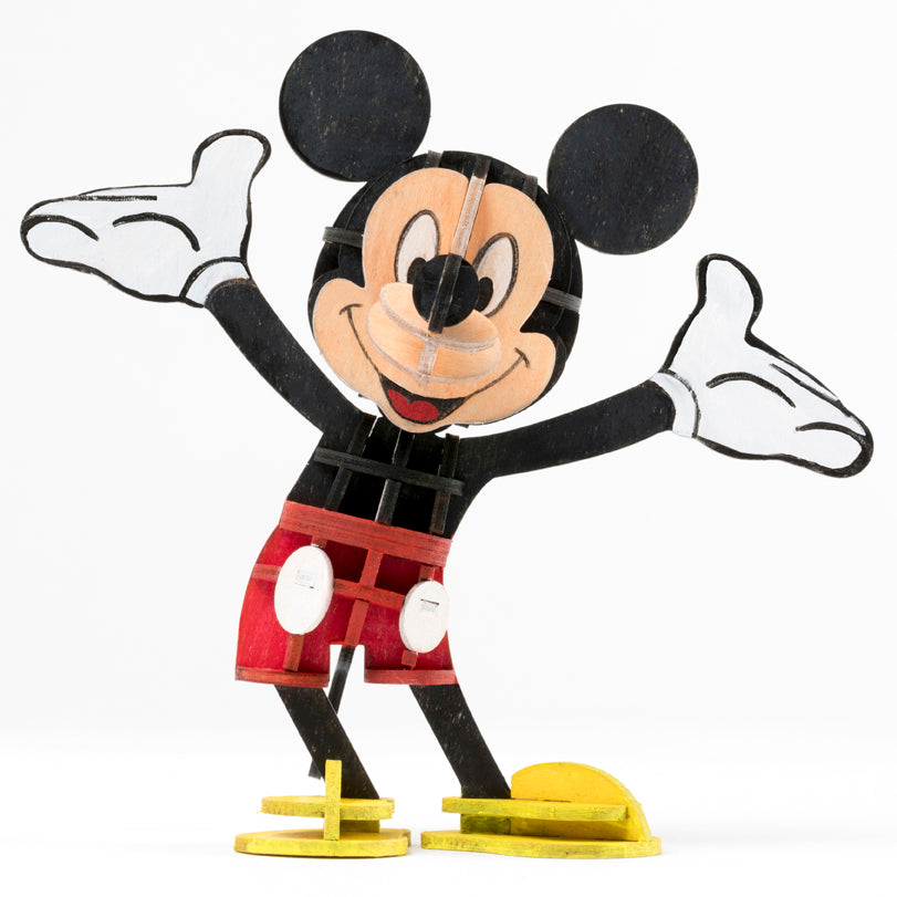 IncrediBuilds: Disney: Mickey Mouse Book and 3D Wood Model Softcover Book