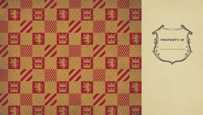 Harry Potter: Gryffindor Ruled Pocket Journal Hardcover Book
