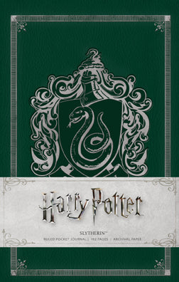 Harry Potter: Slytherin Ruled Pocket Journal Hardcover Book