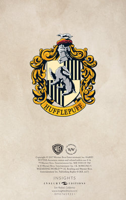 Harry Potter: Hufflepuff Ruled Pocket Journal Hardcover Book