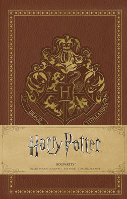 Harry Potter: Hogwarts Ruled Pocket Journal [Reformat] Hardcover Book