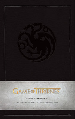 Game of Thrones: House Targaryen Ruled Pocket Journal Hardcover Book