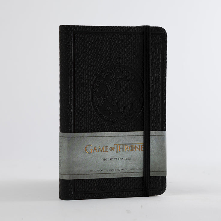 Game of Thrones: House Targaryen Ruled Pocket Journal Hardcover Book