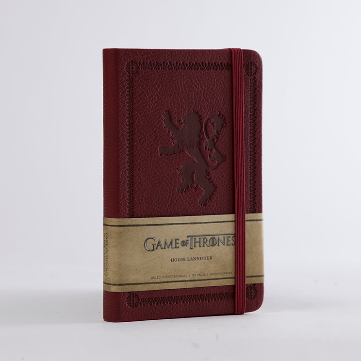 Game of Thrones: House Lannister Ruled Pocket Journal Hardcover Book