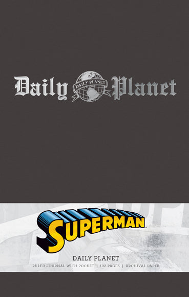 Superman: Daily Planet Hardcover Ruled Journal Hardcover Book