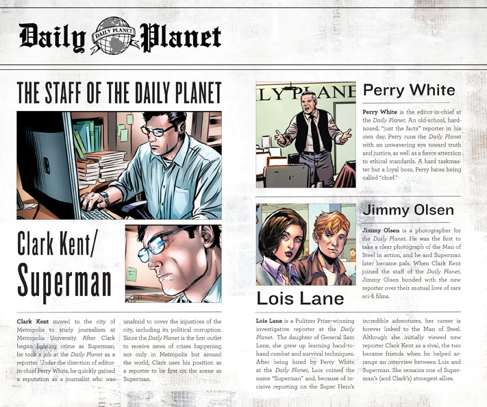 Superman: Daily Planet Hardcover Ruled Journal Hardcover Book